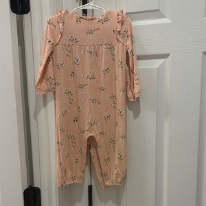 Floral Angel Dear Romper